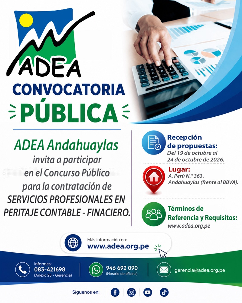 convocatoria de personal